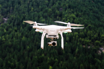 Els drons en riscos geològics