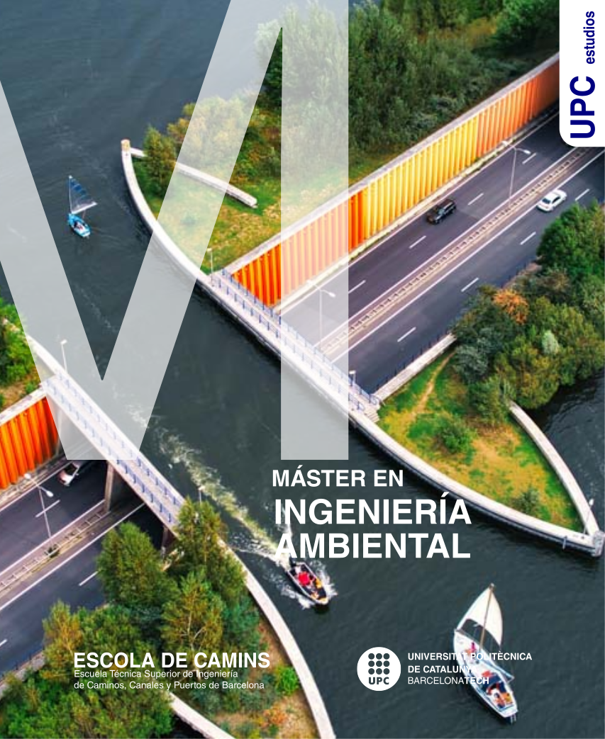 Díptico del Máster en Ingeniería Ambiental Díptico del Máster en Ingeniería Ambiental